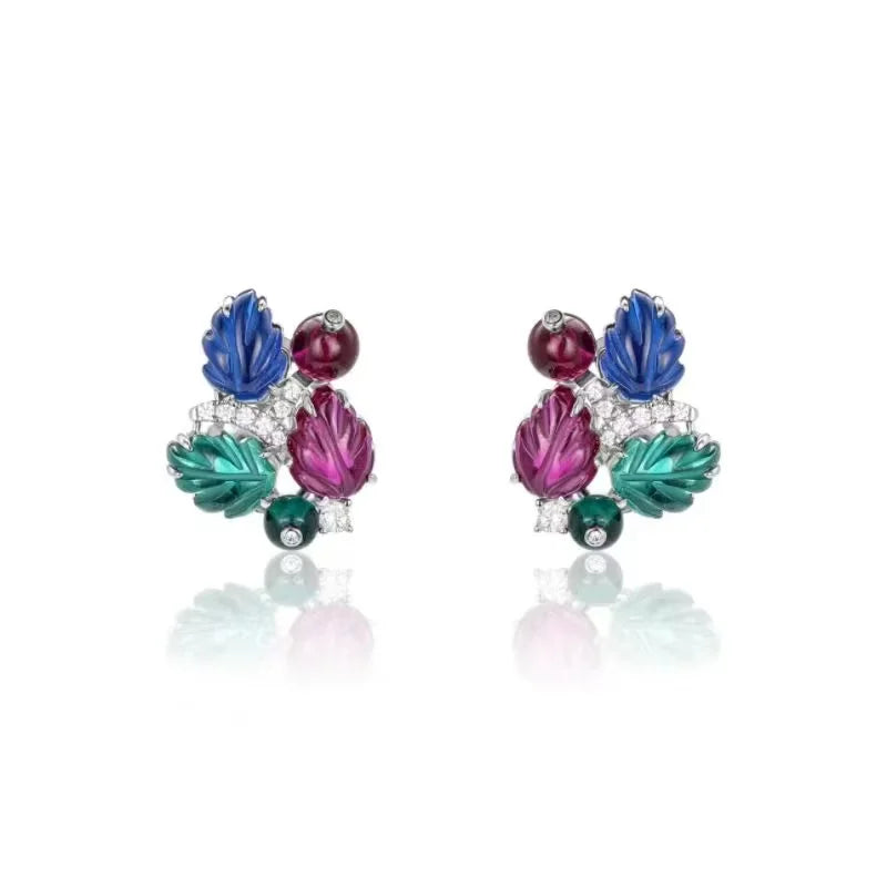 ZOCA Engraved Gemstone Earrings for Women Women's earrings,new in earrings